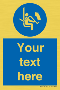 Custom Mandatory: Open safety bar of chairlift